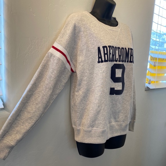 Abercrombie & Fitch Sweatshirt Grey Size S - Picture 3 of 7